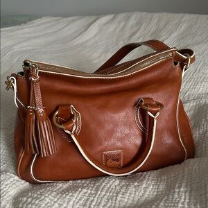 Dooney & Bourke Tan Savannah Florentine Bag